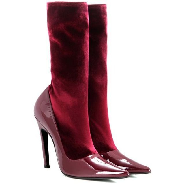 Bottes rouges bi mati res Balenciaga Bottez en rouge Elle