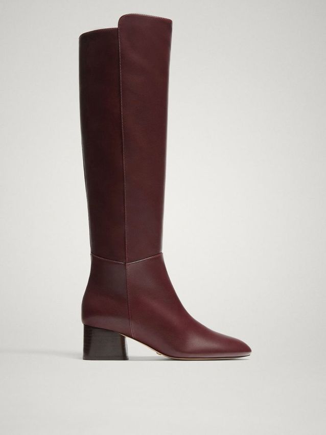 boots massimo dutti femme