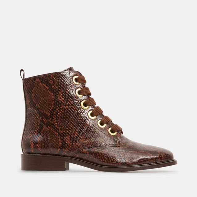 Galeries Lafayette lace-up ankle boots