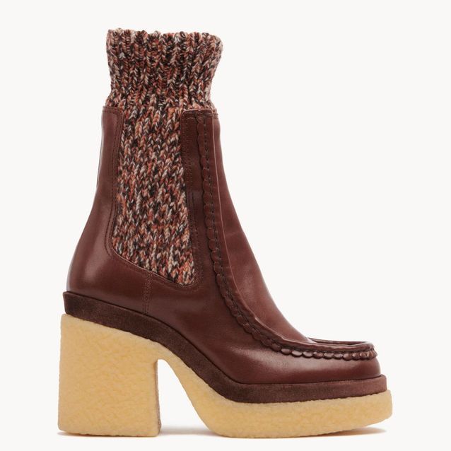 Chloé wide heel ankle boots