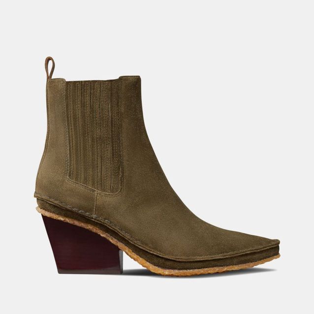 Tory Burch Wide Heel Ankle Boots