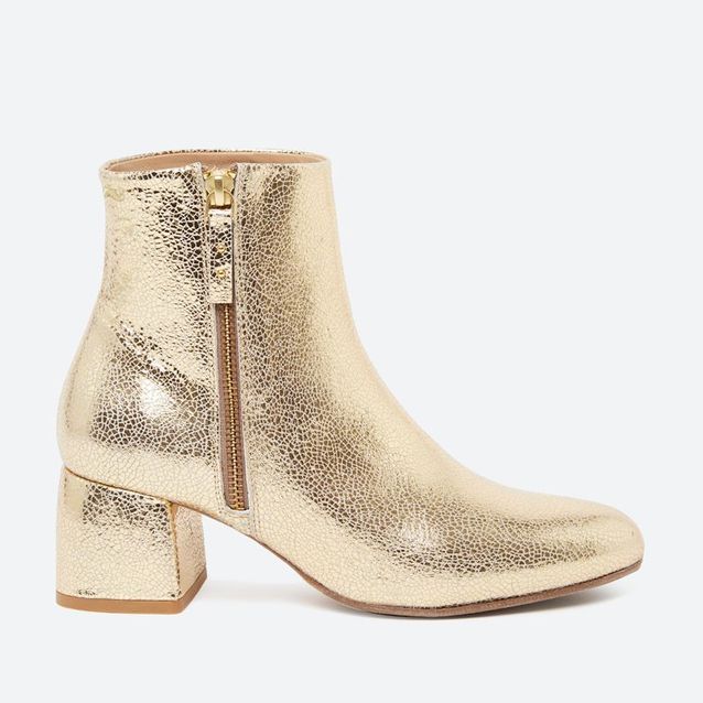 bottines dorées promod