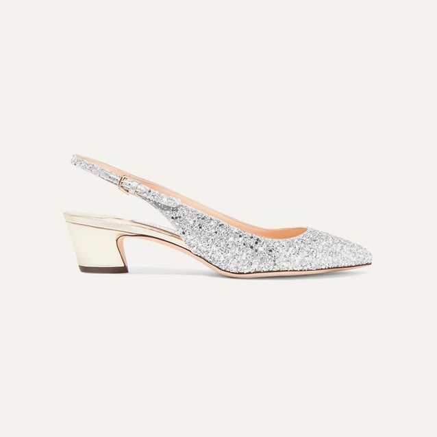 chaussure talon carre pailleté