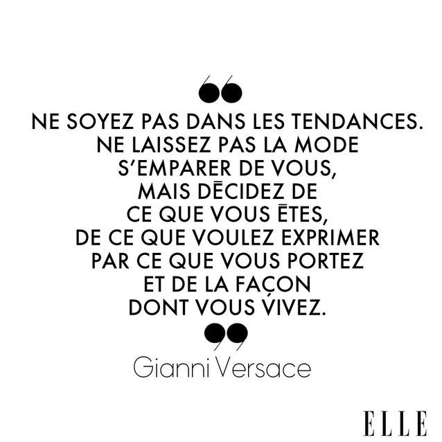 Des citations mode pour avoir du style Elle