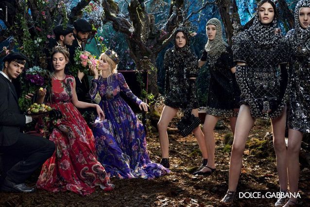 Claudia Schiffer pour Dolce & Gabbana
