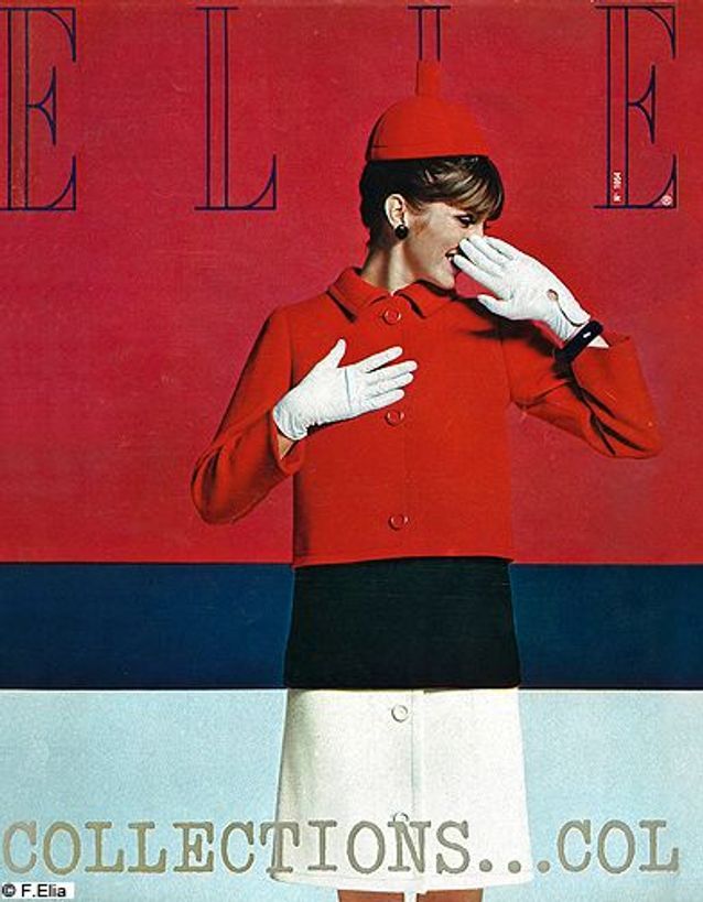 Couverture ELLE magazine 1966 spécial mode