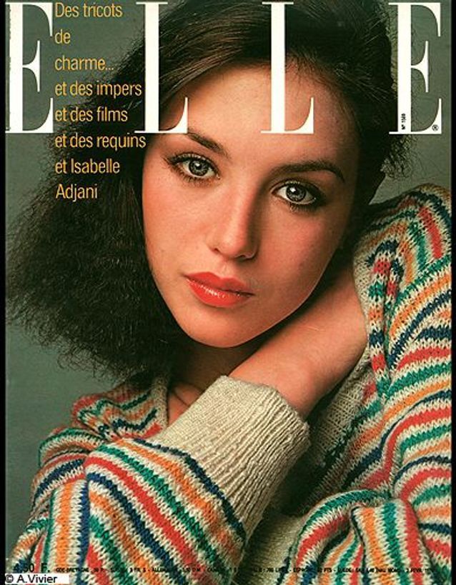 Couverture ELLE magazine 1976, Isabelle Adjani
