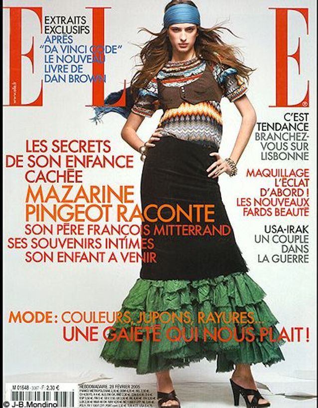 Couverture ELLE magazine 2005