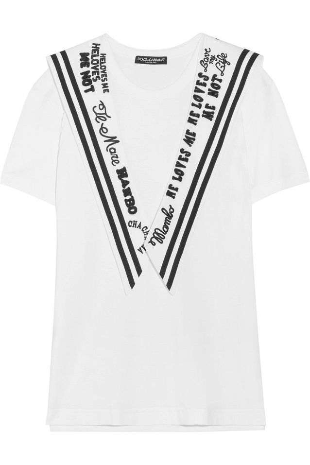 T-shirt à message Dolce & Gabbana