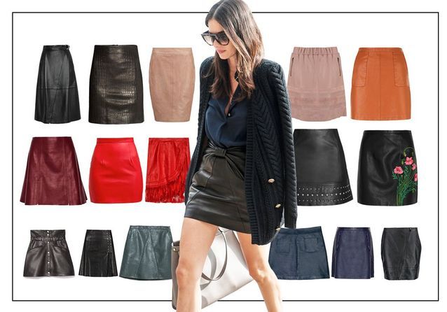 Jupe Crayon En Simili Cuir Pour Femme - Taille Haute, Courte, Idéale Pour L'hiver