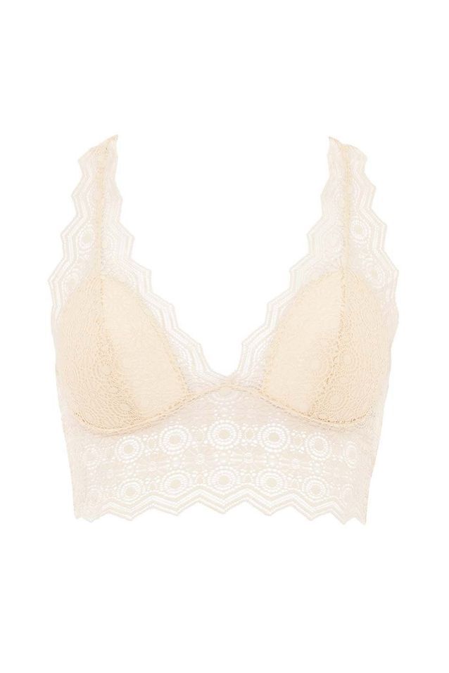 Bralette (Soutien-gorge Sans Armature) Pour Femme En Dentelle Et Microfibre | Sans Coutures, Sans Rembourrage | Confort Yoga, Sport, Quotidien