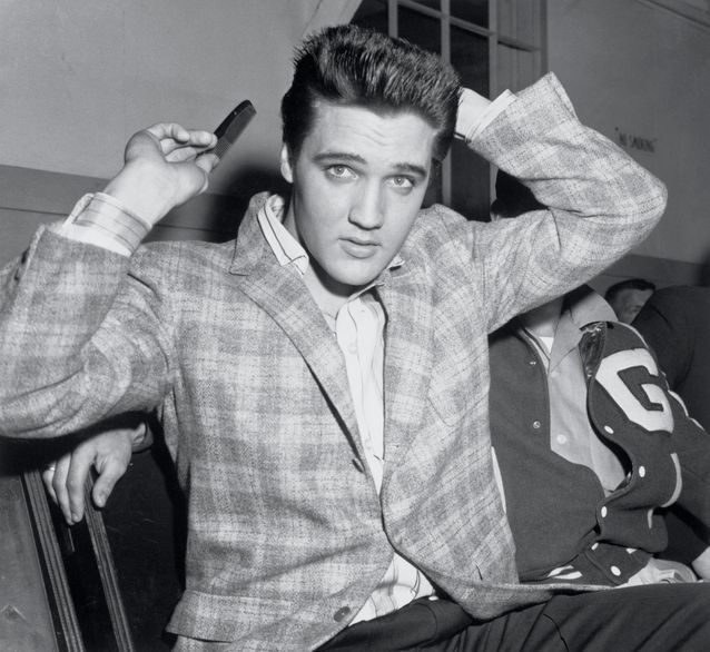 Elvis Presley en blazer à carreaux 