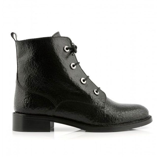 bottines noires mellow yellow