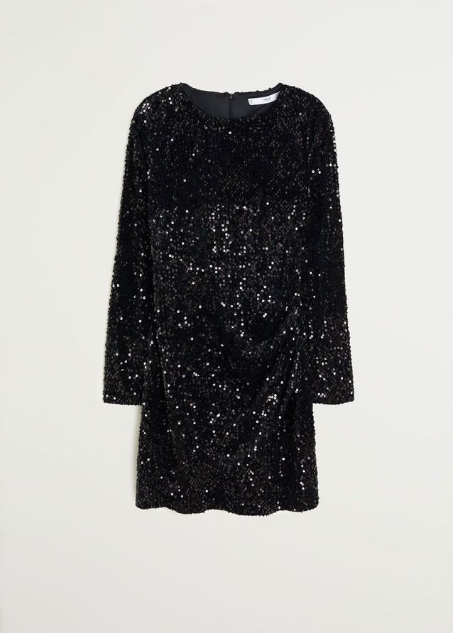 robe en sequin mango