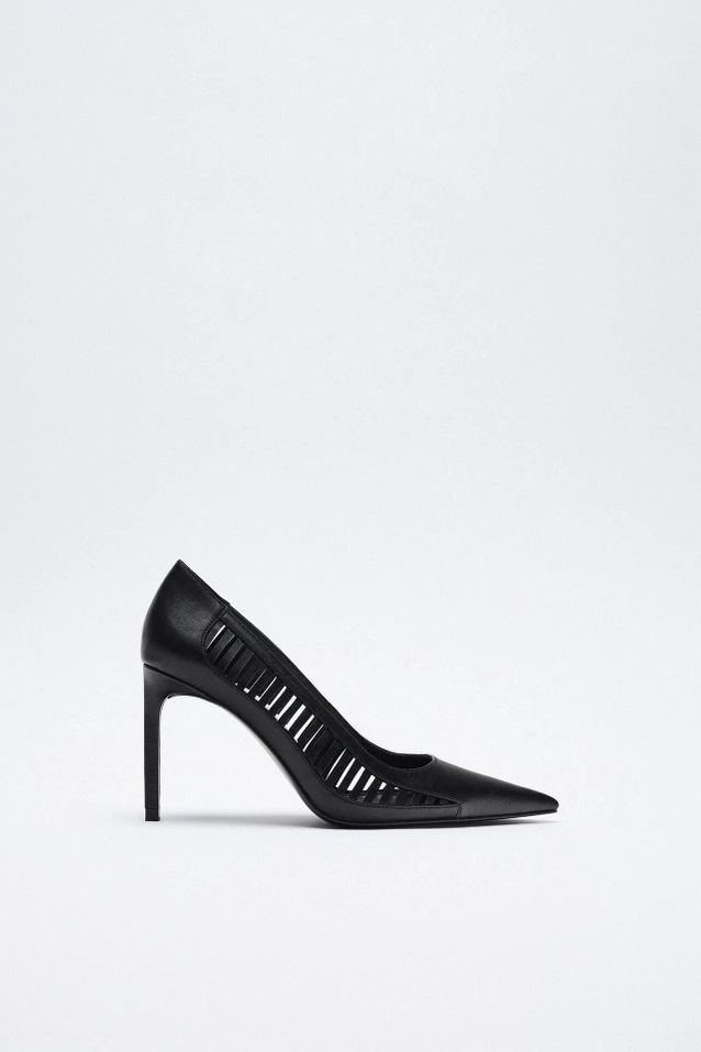 escarpins noirs zara
