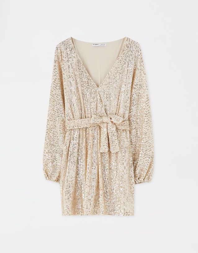 pull and bear robe orange