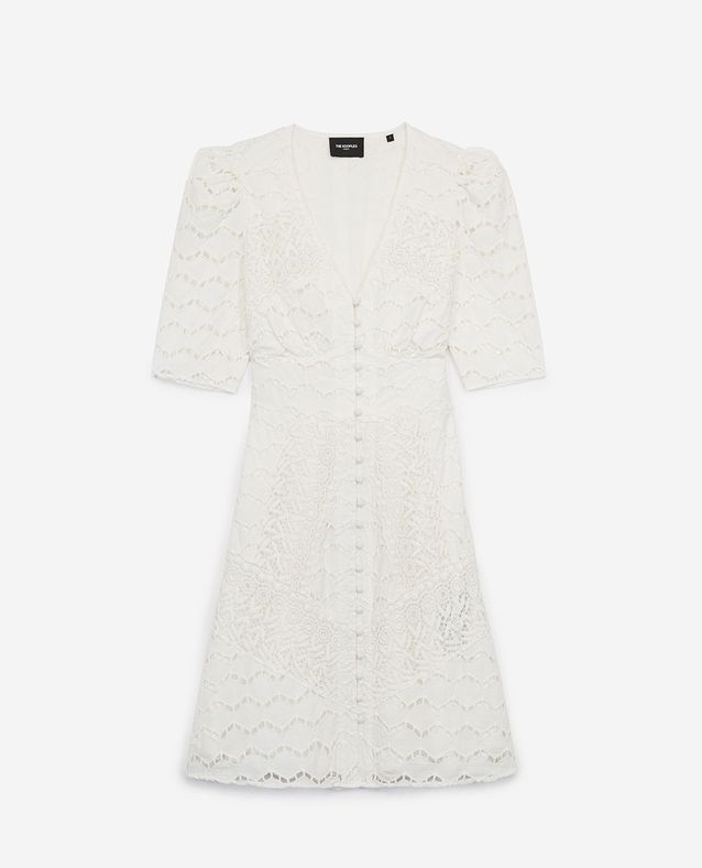 The kooples robe blanche dentelle Clearance