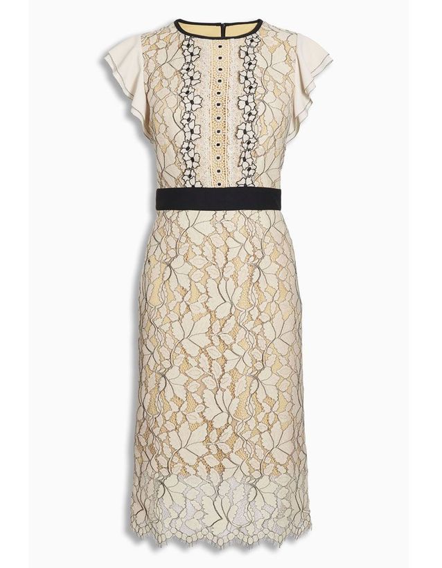 Robe fourreau beige online