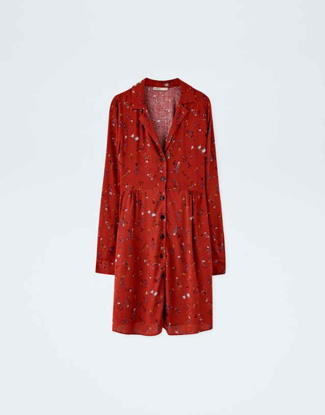 pull and bear robe rouge