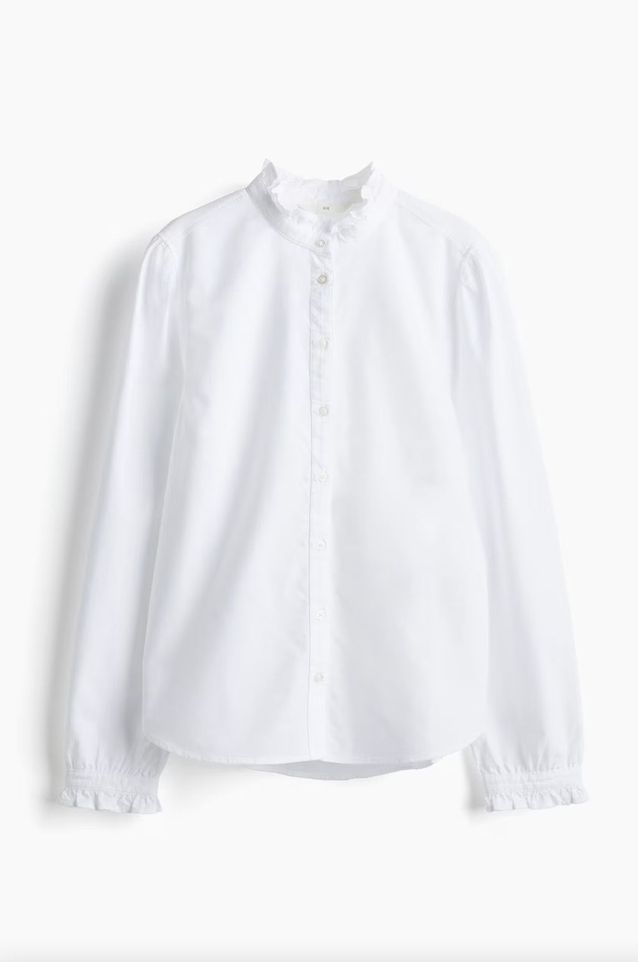 H et m chemise blanche femme on sale