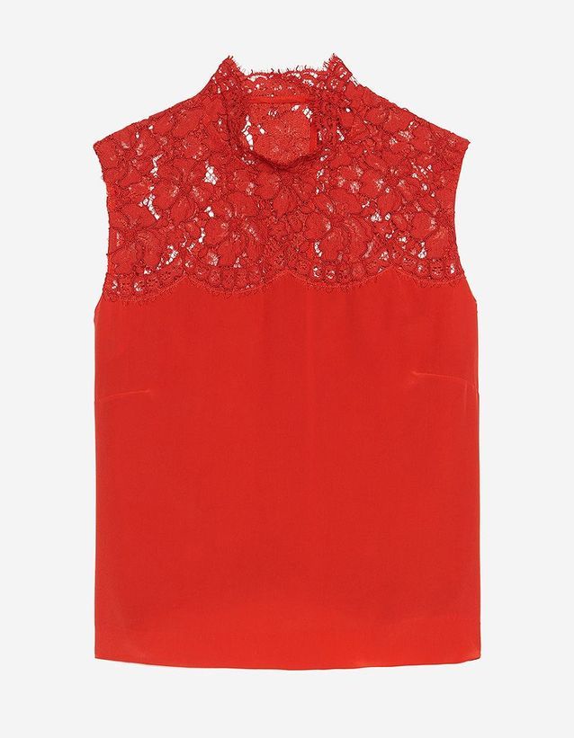 top col montant dentelle