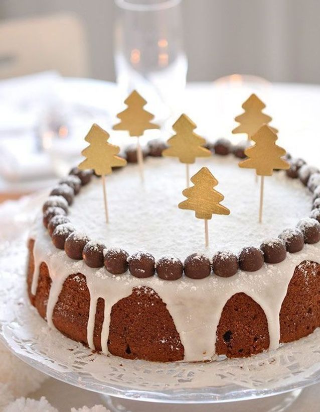 Christmas Cake La Couronne Des Fetes Christmas Cake L Autre Gateau De Noel Elle