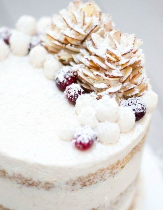 Christmas Cake Layer Cake Au Lait De Poule Christmas Cake L Autre Gateau De Noel Elle