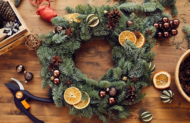 15 couronnes de Noël à faire soi-même - Elle
