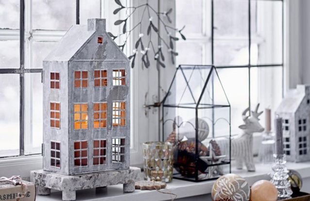 24 Lanternes De Noël à Bougies - 2 Styles Décoratifs Pour Table Et Intérieur