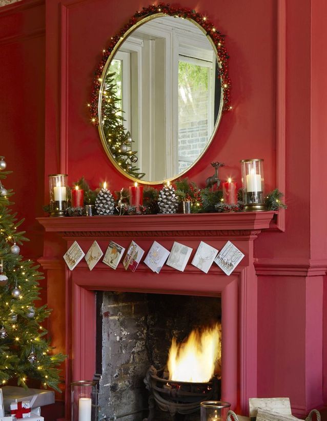 Mon premier noël miroir s Star Mur Arbre de Noël ou décoration cheminée
