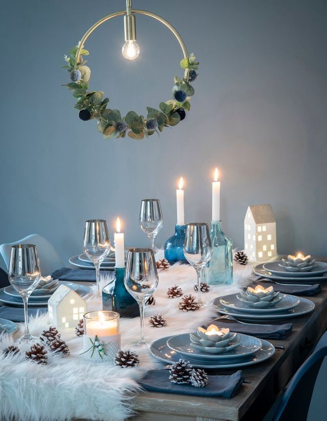 Nos plus belles inspirations pour réussir sa déco de table de Noël Elle