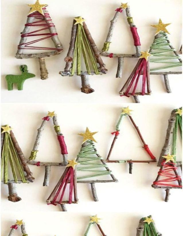 Knitting Kit Arbre de Noel dec Babiole Noel Avec Fil & Bague neuf non ouvert SKM au