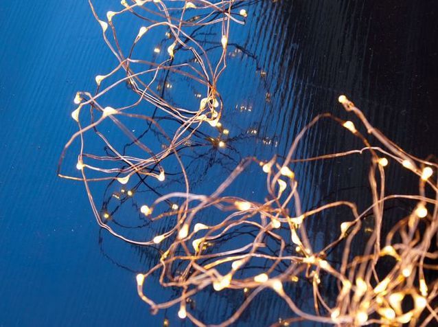 Guirlande de Noël lumineuse 50 bougies à pince pour sapin
