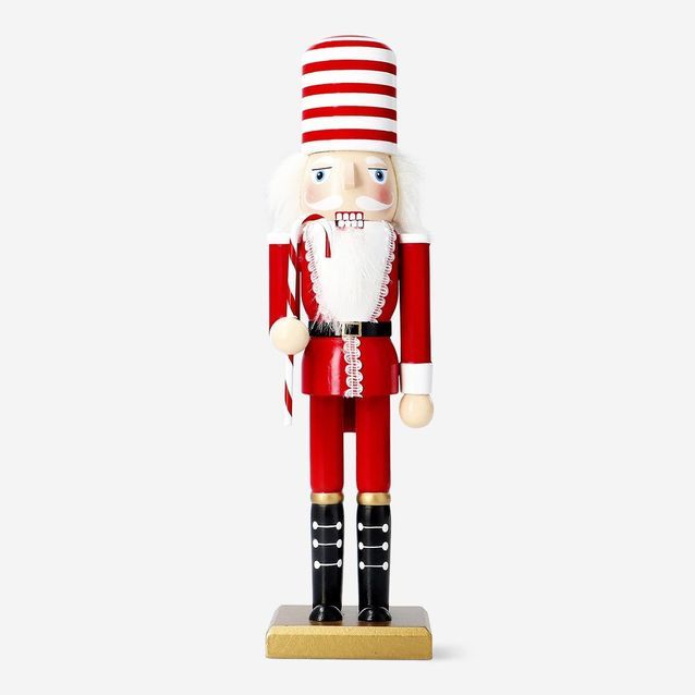 Décor De Noël Casse-Noisette Père Noël Thème Plage - Figurine En Bois 36 Cm - Ornement Festif Pour Maison - 10