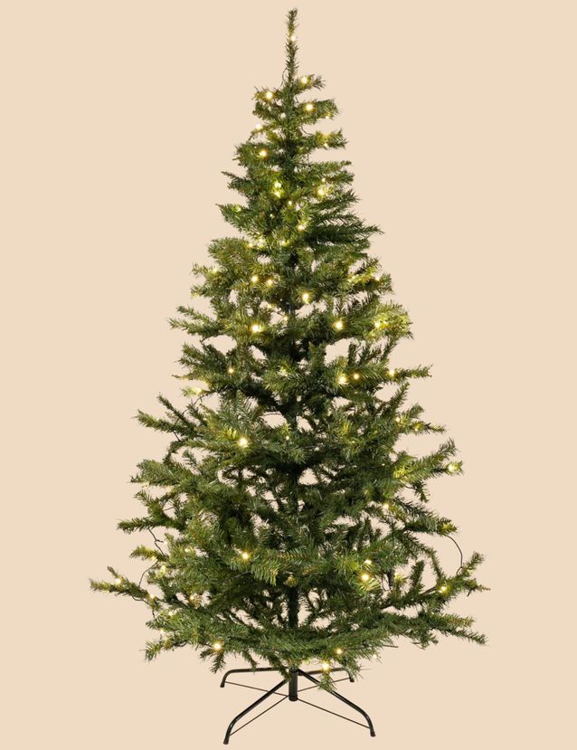 Sapin De Noël Artificiel Lumineux En Cône - 300 Cm De Haut, 310 LED Blanc Froid, 8 Effets Lumineux, Avec étoile - 4