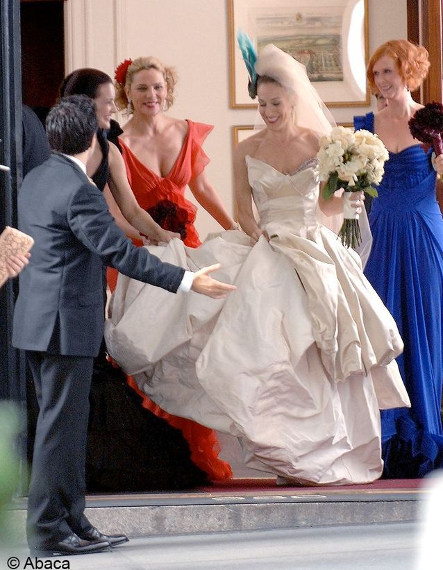 la robe de mariée vivienne westwood de Carrie Bradshaw dans « Sex & The City »