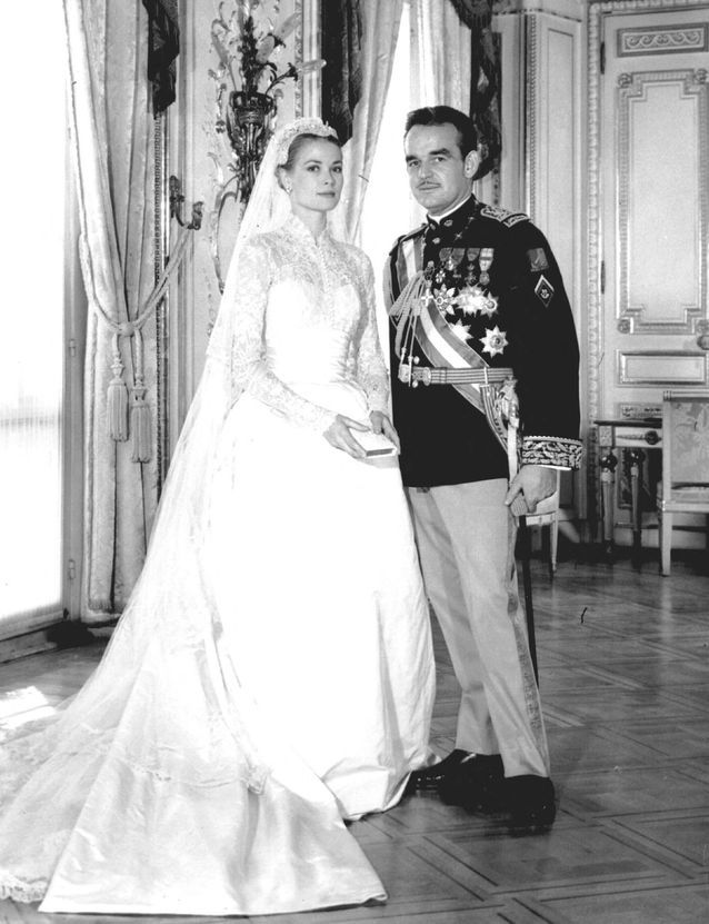 Grace Kelly et le prince Rainier Les meilleures photos de mariage de stars Elle