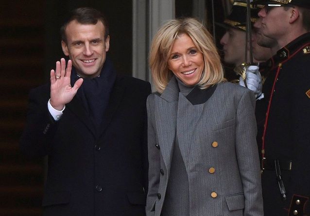 Brigitte Et Emmanuel Macron Arrivee Royale En Belgique Pour Rencontrer Le Roi Philippe Et La Reine Mathilde Elle