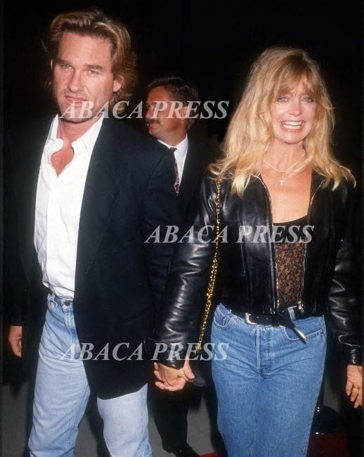 Goldie Hawn et Kurt Russell en 1992
