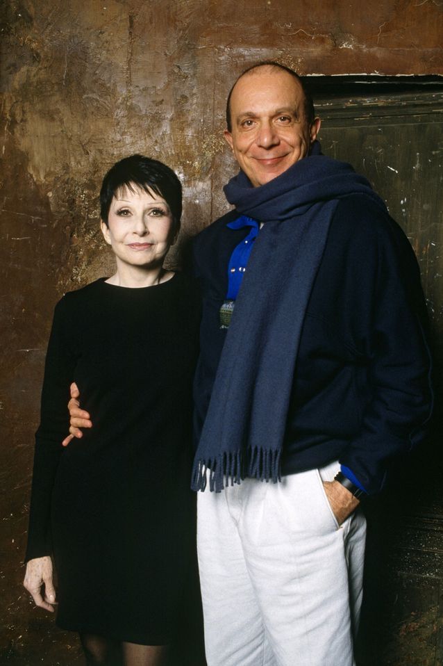Zizi Jeanmaire et son mari, Roland Petit en 1988