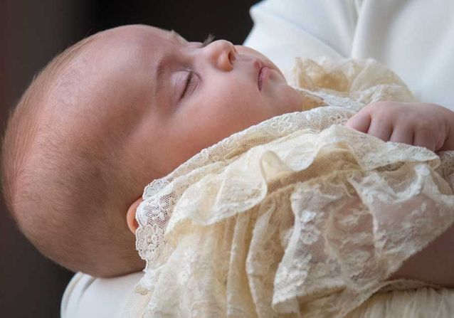 Le prince Louis le jour de son baptême
