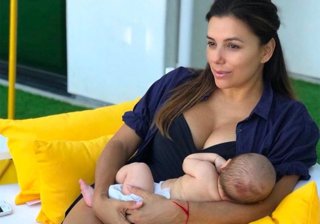 Eva Longoria Son Beau Cliche Au Naturel Avec Son Fils Santiago Elle