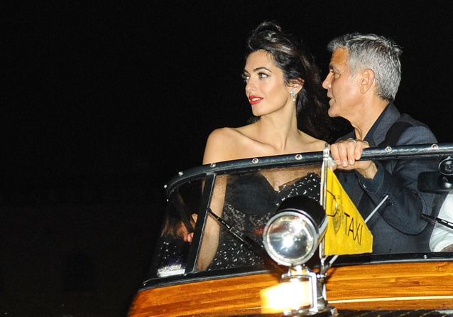 George et Amal Clooney : les amoureux de Venise 