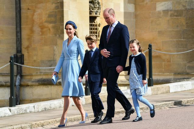 Prince William et Kate Middleton avec le prince George et la princesse Charlotte 
