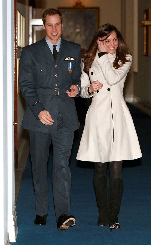 Kate Middleton et le prince William en 2008
