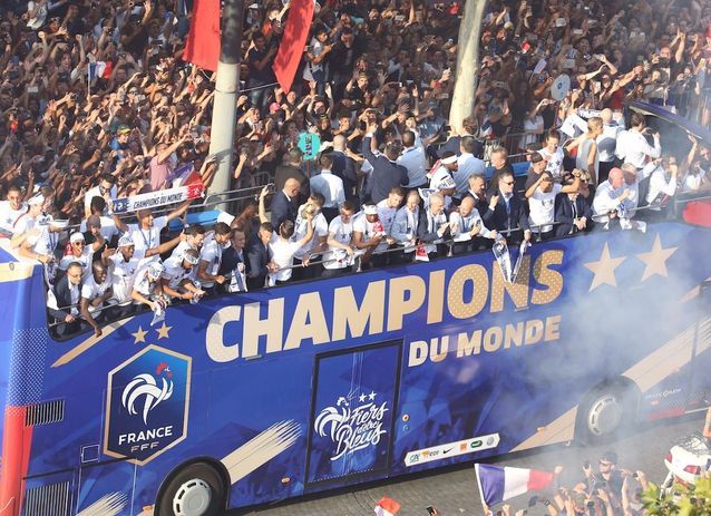 Les Bleus aussi ont été déçus et « dégoûtés » de leur descente en bus sur les Champs-Élysées