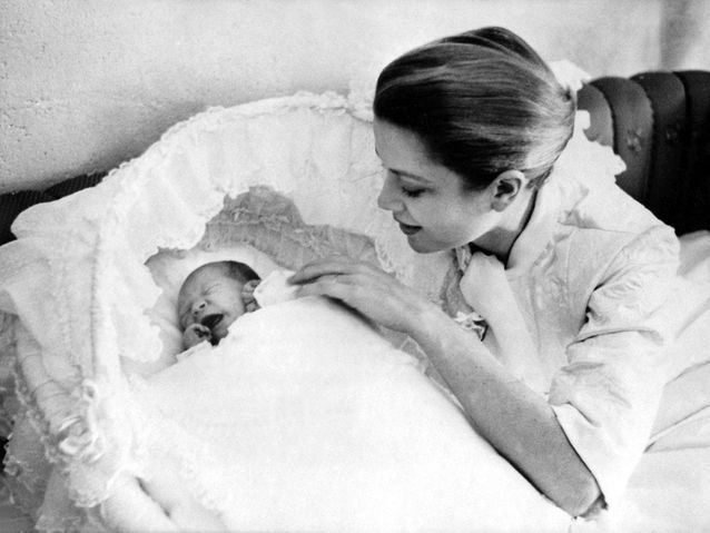 Grace Kelly et la princesse Caroline de Monaco