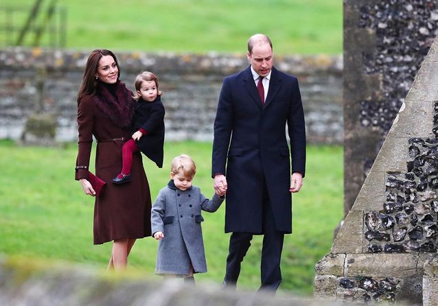 Kate Middleton, le prince William, et leurs enfants, George et Charlotte