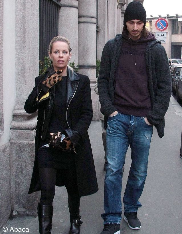 Златан ибрагимович фото с женой