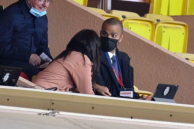 Le couple assiste au match qui oppose l’AS Monaco à l’Olympique lyonnais